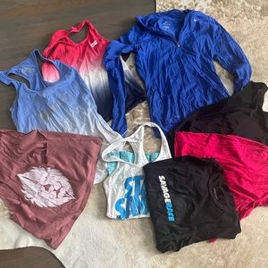 Women’s workout tops Lot (Nike, Rogue, misc)